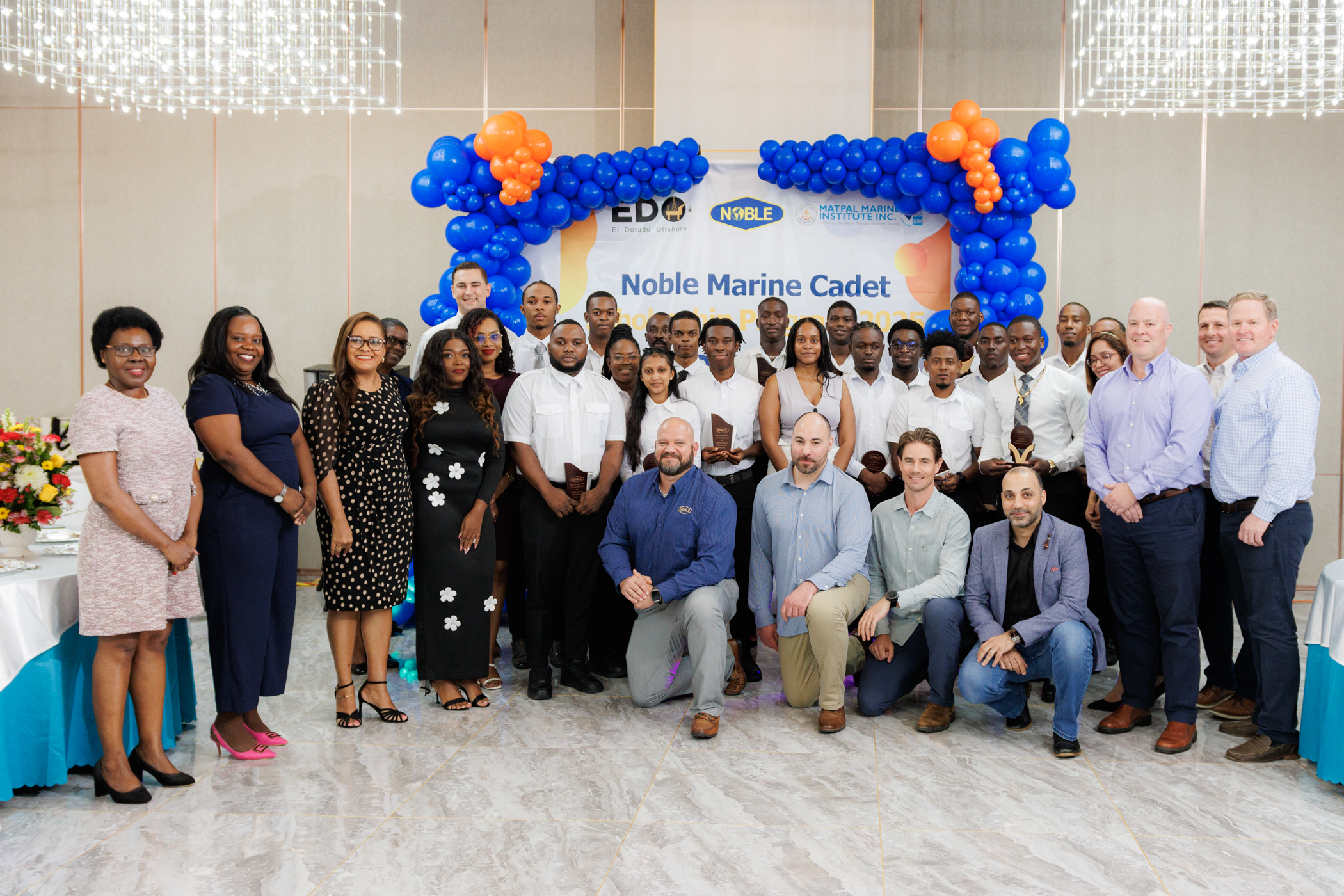 2025 Scholarship Awardees with EDO, Noble & MATPA Representatives